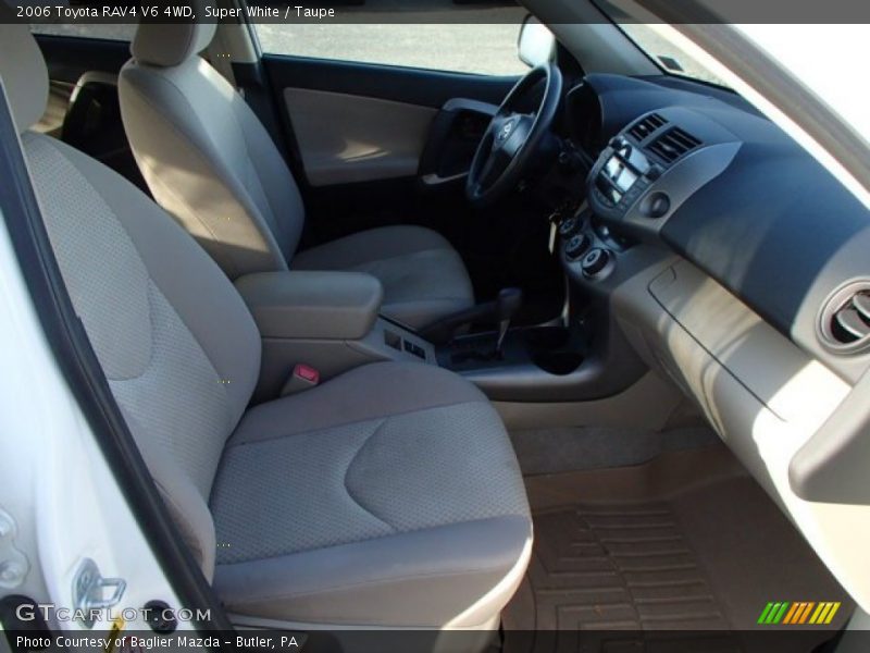 Super White / Taupe 2006 Toyota RAV4 V6 4WD