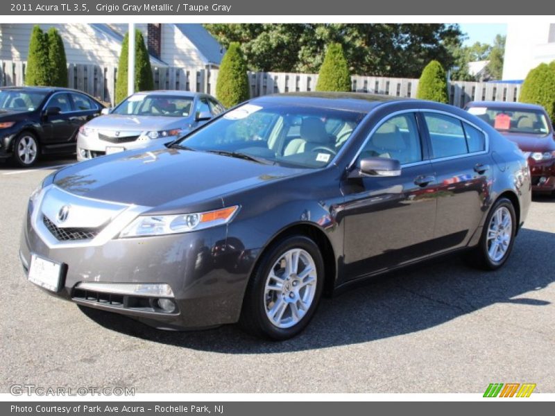 Grigio Gray Metallic / Taupe Gray 2011 Acura TL 3.5