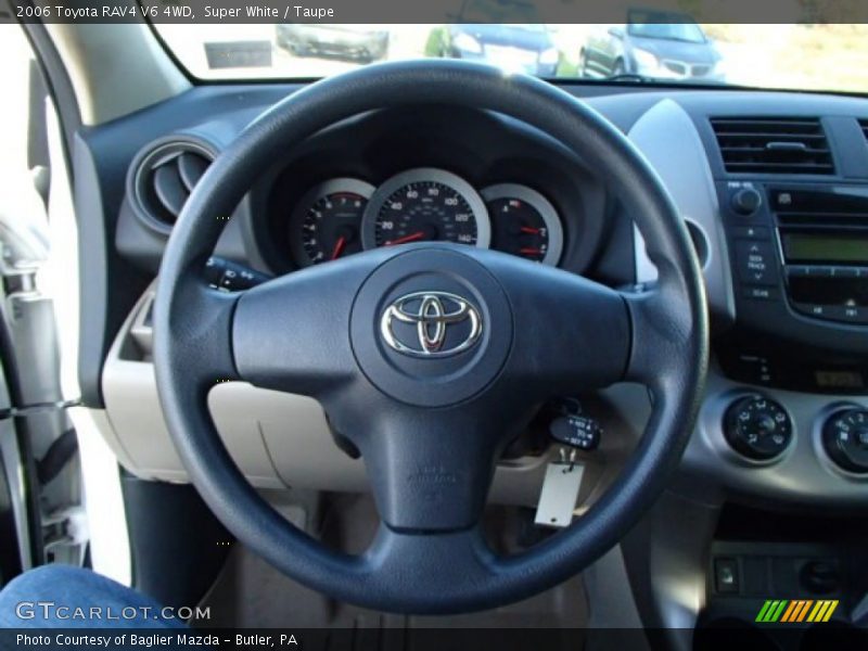 Super White / Taupe 2006 Toyota RAV4 V6 4WD
