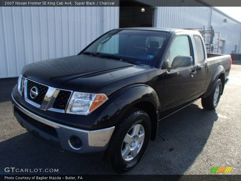 Super Black / Charcoal 2007 Nissan Frontier SE King Cab 4x4