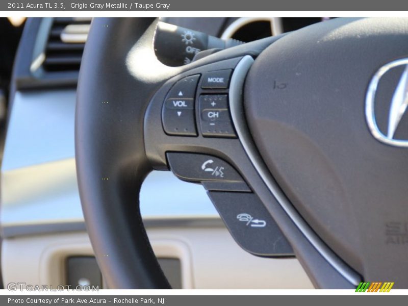 Grigio Gray Metallic / Taupe Gray 2011 Acura TL 3.5
