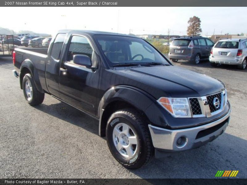Super Black / Charcoal 2007 Nissan Frontier SE King Cab 4x4