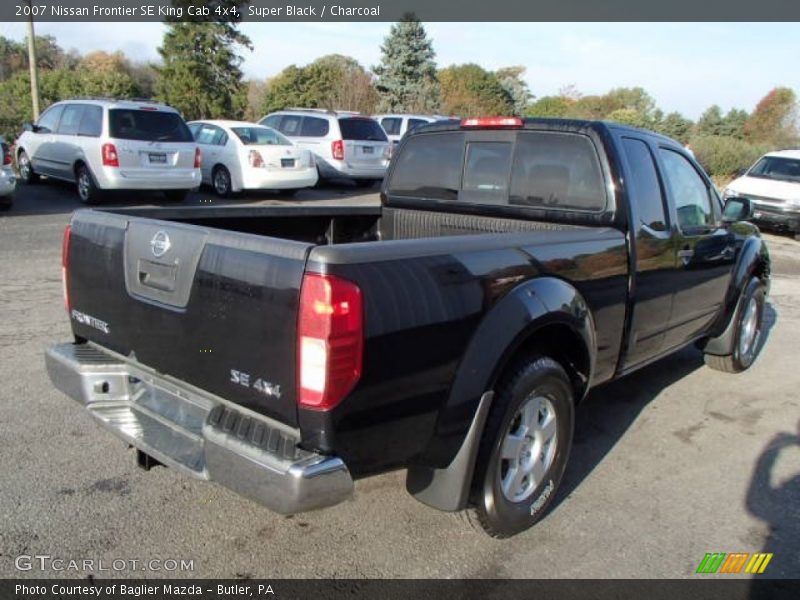 Super Black / Charcoal 2007 Nissan Frontier SE King Cab 4x4