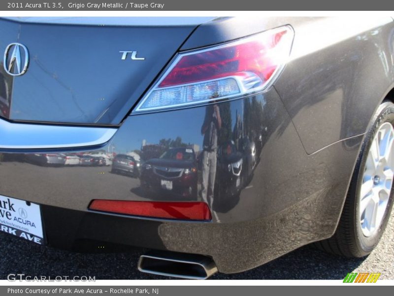 Grigio Gray Metallic / Taupe Gray 2011 Acura TL 3.5