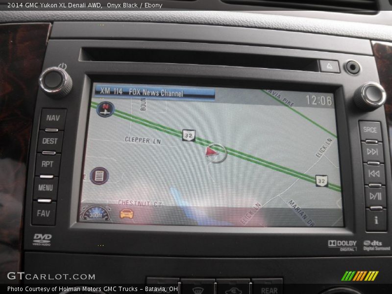 Navigation of 2014 Yukon XL Denali AWD