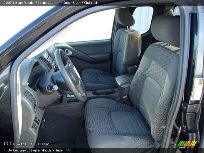 Super Black / Charcoal 2007 Nissan Frontier SE King Cab 4x4