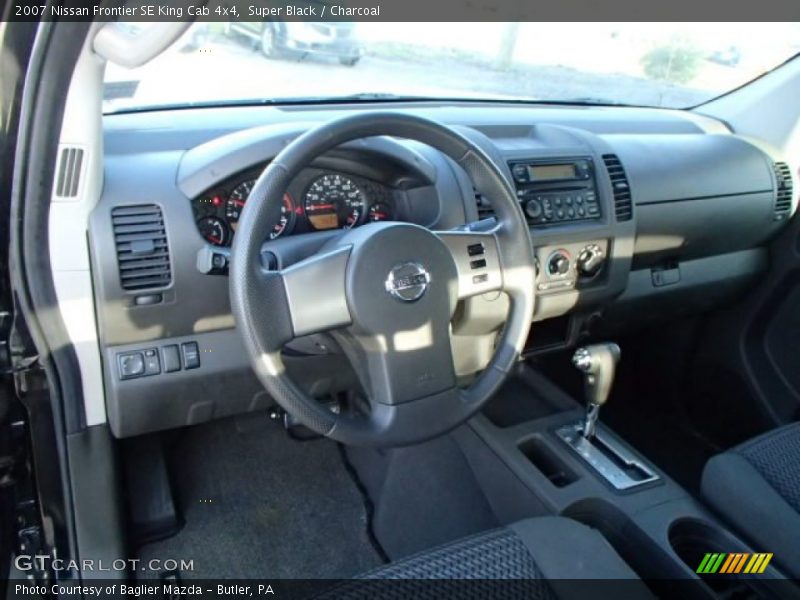Super Black / Charcoal 2007 Nissan Frontier SE King Cab 4x4