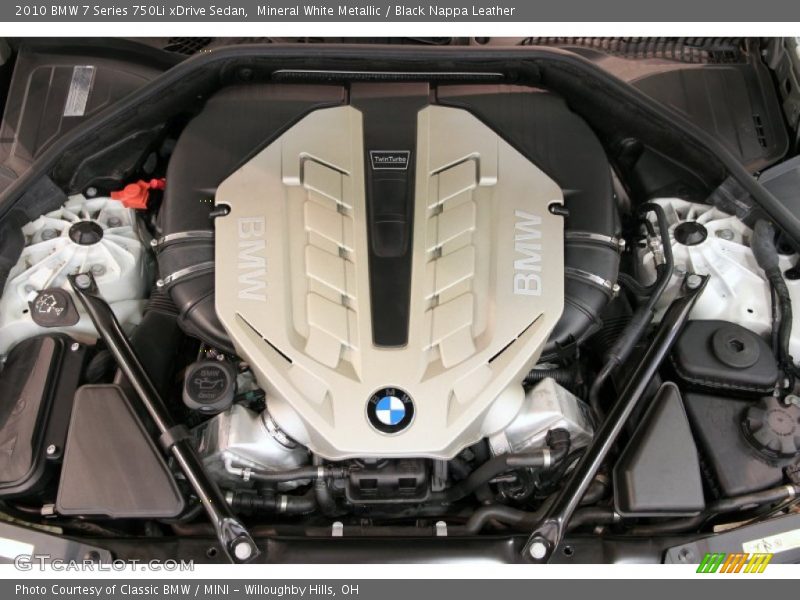  2010 7 Series 750Li xDrive Sedan Engine - 4.4 Liter DFI Twin-Turbocharged DOHC 32-Valve VVT V8
