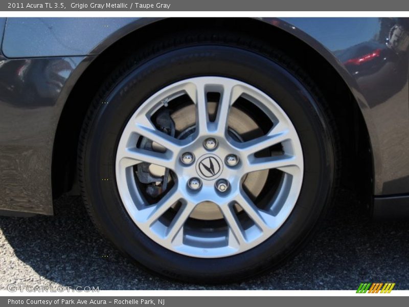 Grigio Gray Metallic / Taupe Gray 2011 Acura TL 3.5