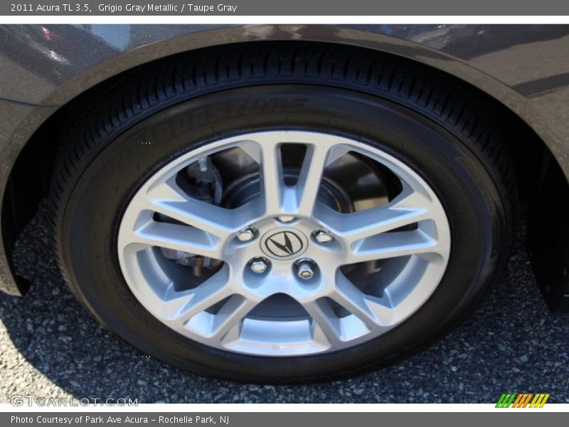 Grigio Gray Metallic / Taupe Gray 2011 Acura TL 3.5