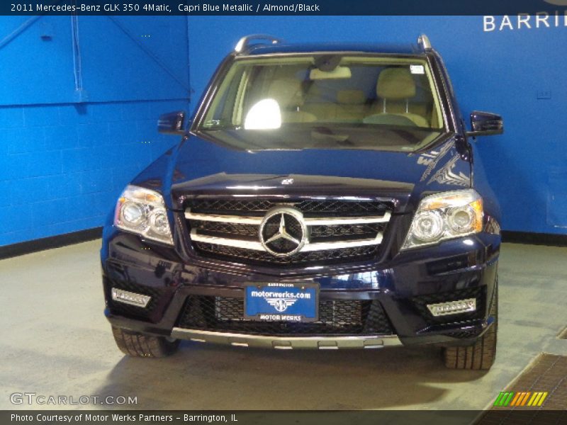 Capri Blue Metallic / Almond/Black 2011 Mercedes-Benz GLK 350 4Matic