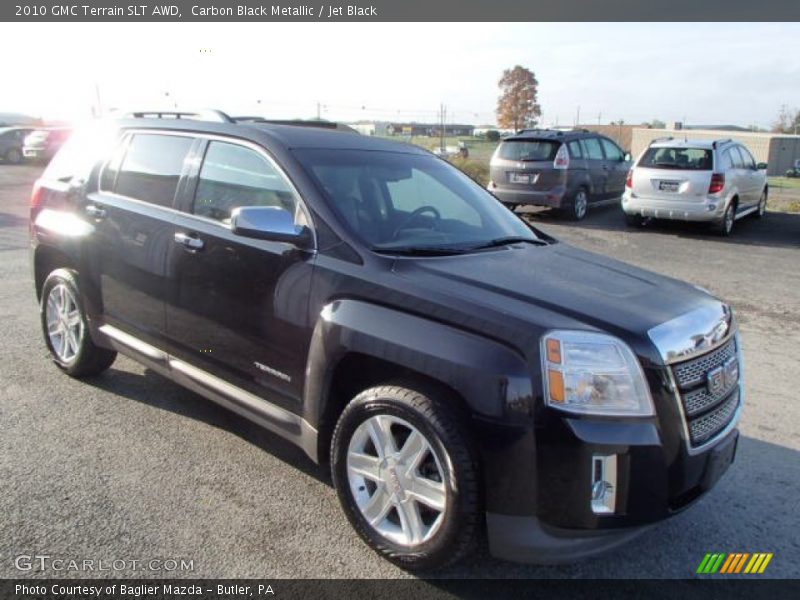 Carbon Black Metallic / Jet Black 2010 GMC Terrain SLT AWD