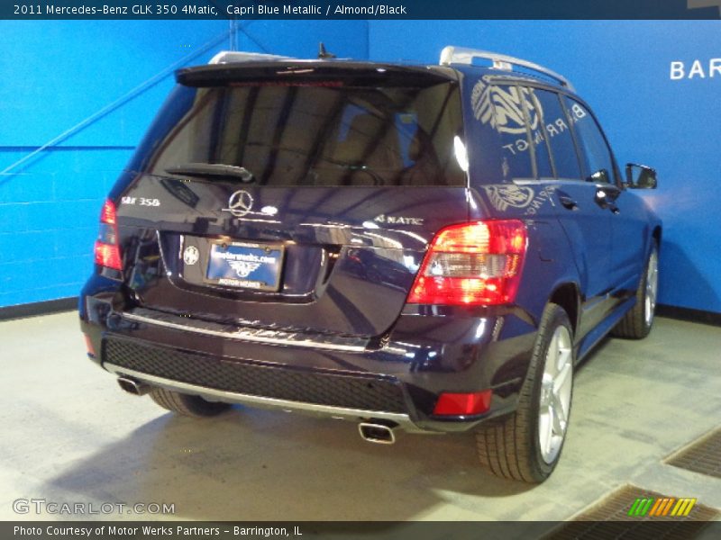 Capri Blue Metallic / Almond/Black 2011 Mercedes-Benz GLK 350 4Matic