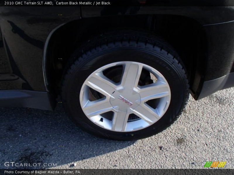 Carbon Black Metallic / Jet Black 2010 GMC Terrain SLT AWD