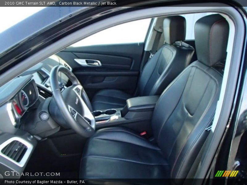 Carbon Black Metallic / Jet Black 2010 GMC Terrain SLT AWD