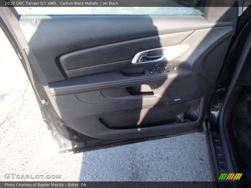Carbon Black Metallic / Jet Black 2010 GMC Terrain SLT AWD
