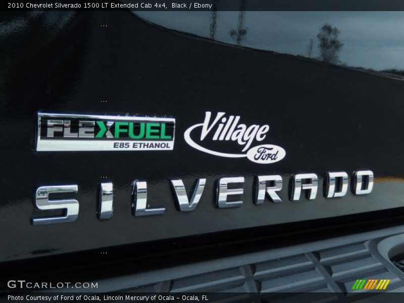 Black / Ebony 2010 Chevrolet Silverado 1500 LT Extended Cab 4x4