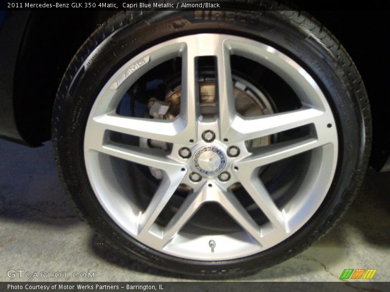 Capri Blue Metallic / Almond/Black 2011 Mercedes-Benz GLK 350 4Matic