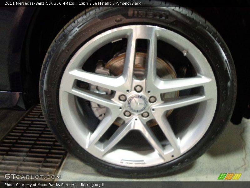 Capri Blue Metallic / Almond/Black 2011 Mercedes-Benz GLK 350 4Matic