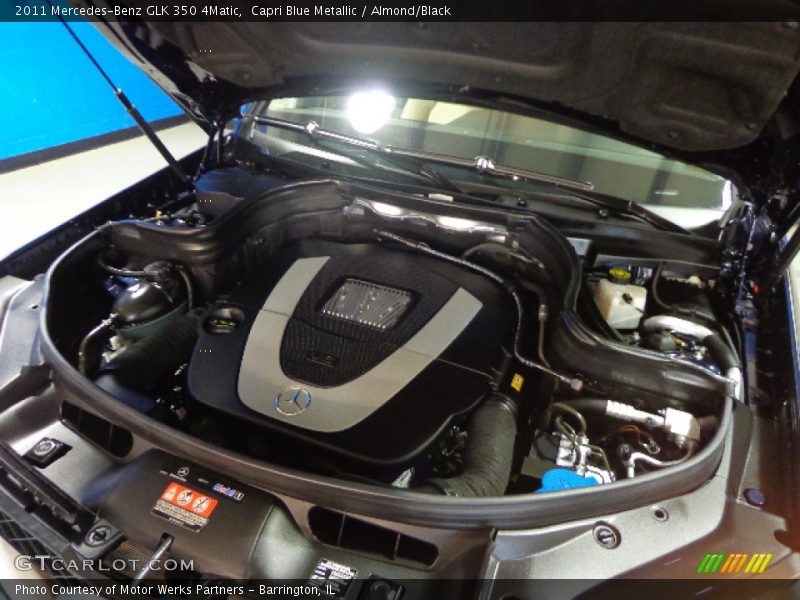 Capri Blue Metallic / Almond/Black 2011 Mercedes-Benz GLK 350 4Matic