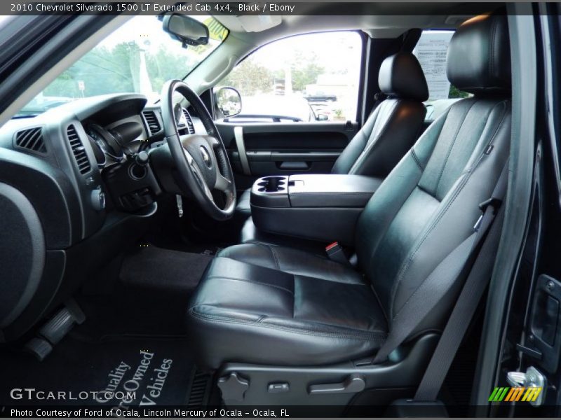  2010 Silverado 1500 LT Extended Cab 4x4 Ebony Interior