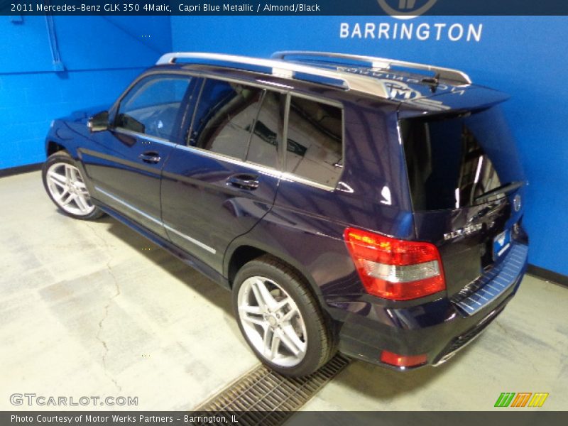 Capri Blue Metallic / Almond/Black 2011 Mercedes-Benz GLK 350 4Matic