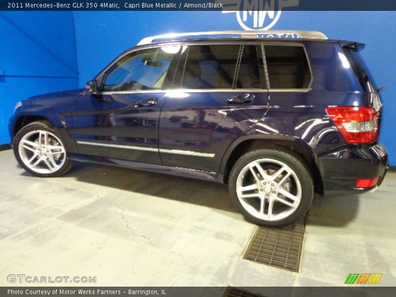Capri Blue Metallic / Almond/Black 2011 Mercedes-Benz GLK 350 4Matic