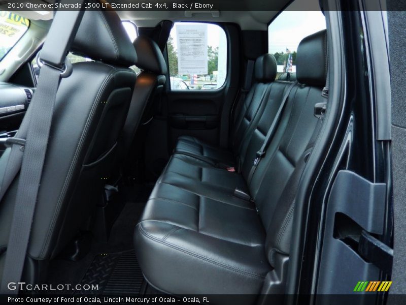 Rear Seat of 2010 Silverado 1500 LT Extended Cab 4x4