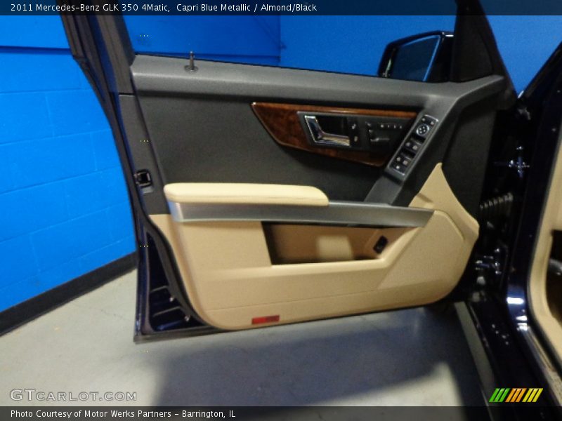 Capri Blue Metallic / Almond/Black 2011 Mercedes-Benz GLK 350 4Matic