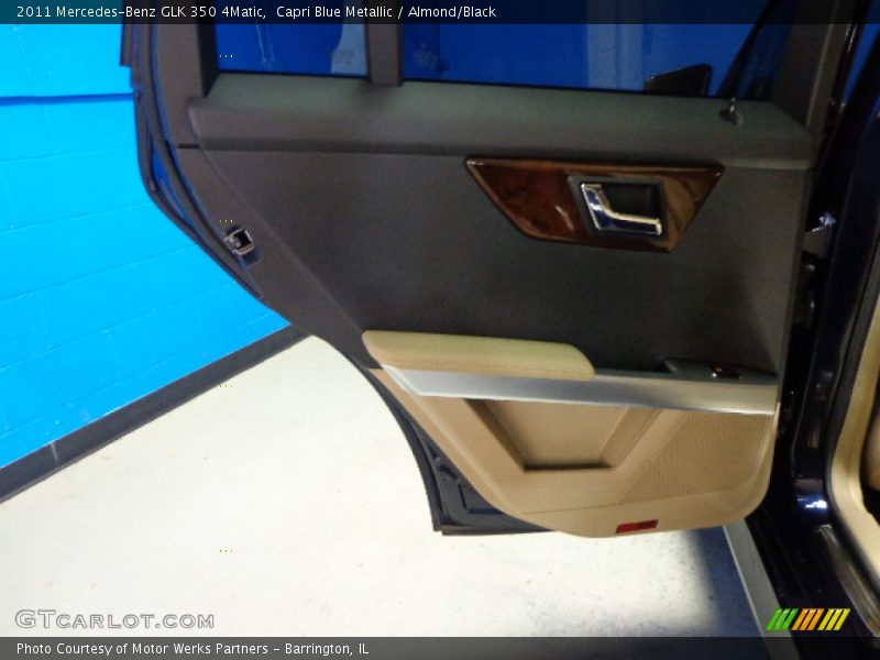 Capri Blue Metallic / Almond/Black 2011 Mercedes-Benz GLK 350 4Matic