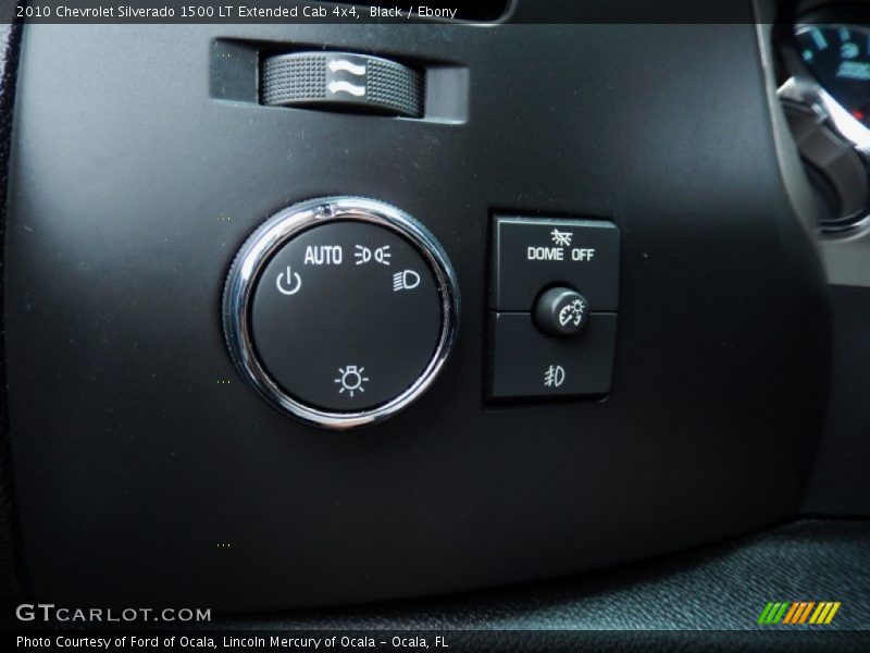 Controls of 2010 Silverado 1500 LT Extended Cab 4x4