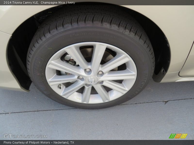 Champagne Mica / Ivory 2014 Toyota Camry XLE