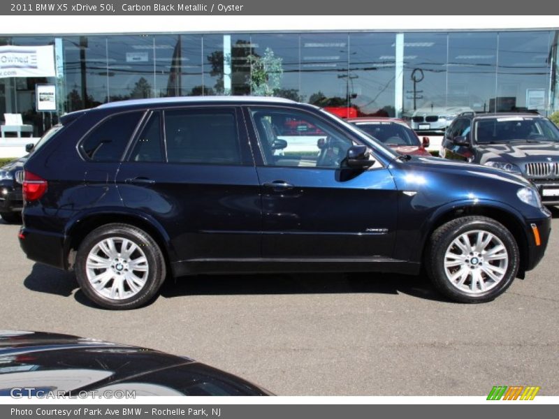 Carbon Black Metallic / Oyster 2011 BMW X5 xDrive 50i