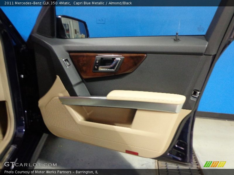 Capri Blue Metallic / Almond/Black 2011 Mercedes-Benz GLK 350 4Matic