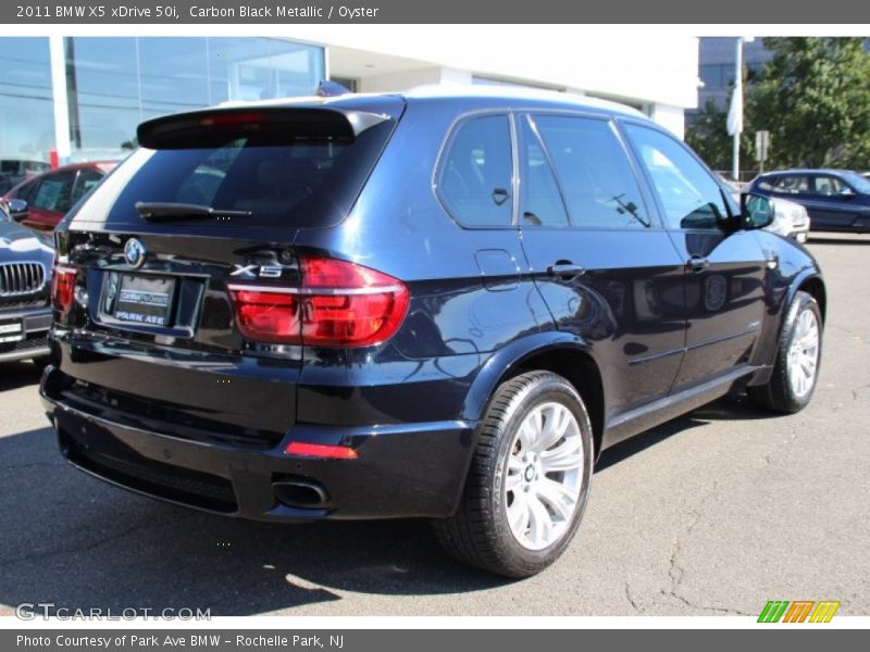 Carbon Black Metallic / Oyster 2011 BMW X5 xDrive 50i