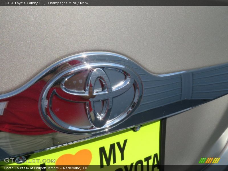Champagne Mica / Ivory 2014 Toyota Camry XLE