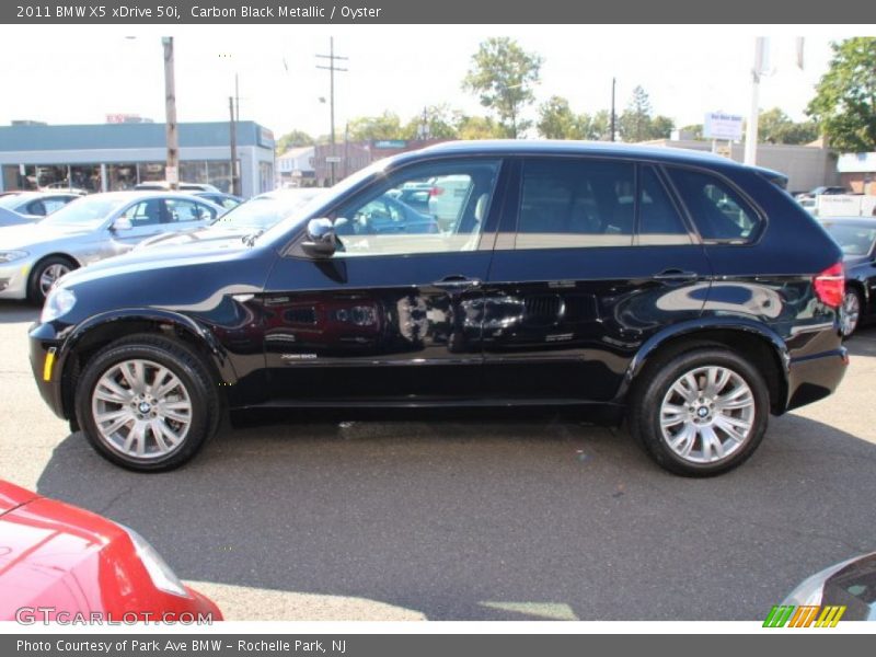 Carbon Black Metallic / Oyster 2011 BMW X5 xDrive 50i
