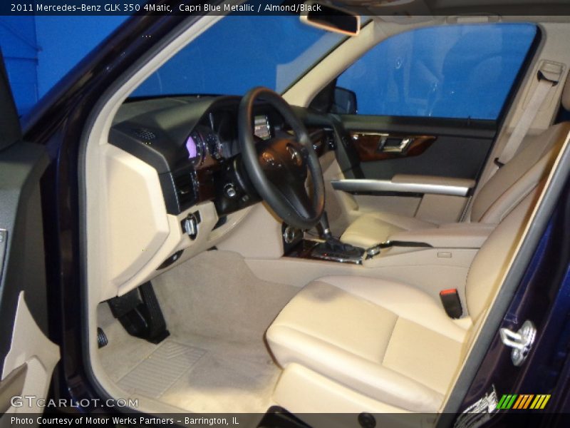 Capri Blue Metallic / Almond/Black 2011 Mercedes-Benz GLK 350 4Matic