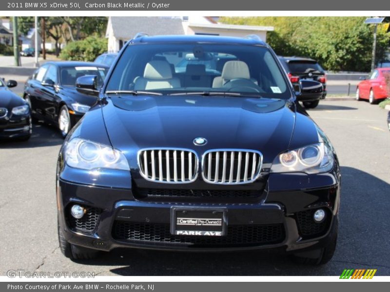 Carbon Black Metallic / Oyster 2011 BMW X5 xDrive 50i