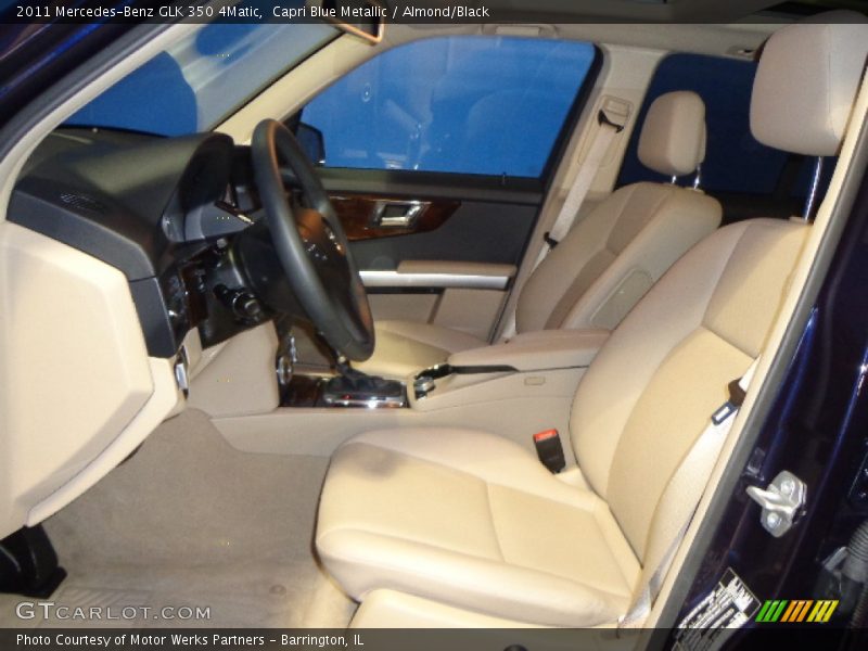 Capri Blue Metallic / Almond/Black 2011 Mercedes-Benz GLK 350 4Matic