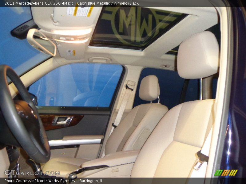 Capri Blue Metallic / Almond/Black 2011 Mercedes-Benz GLK 350 4Matic