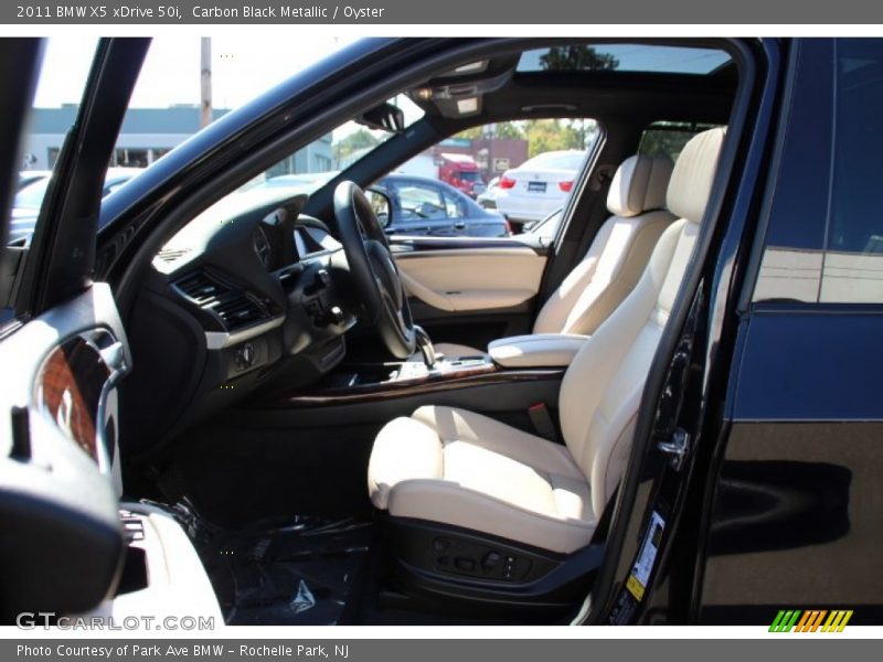 Carbon Black Metallic / Oyster 2011 BMW X5 xDrive 50i