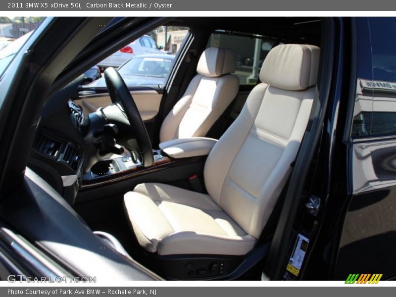 Carbon Black Metallic / Oyster 2011 BMW X5 xDrive 50i