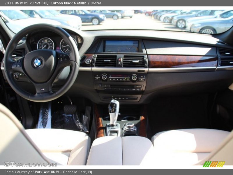 Carbon Black Metallic / Oyster 2011 BMW X5 xDrive 50i