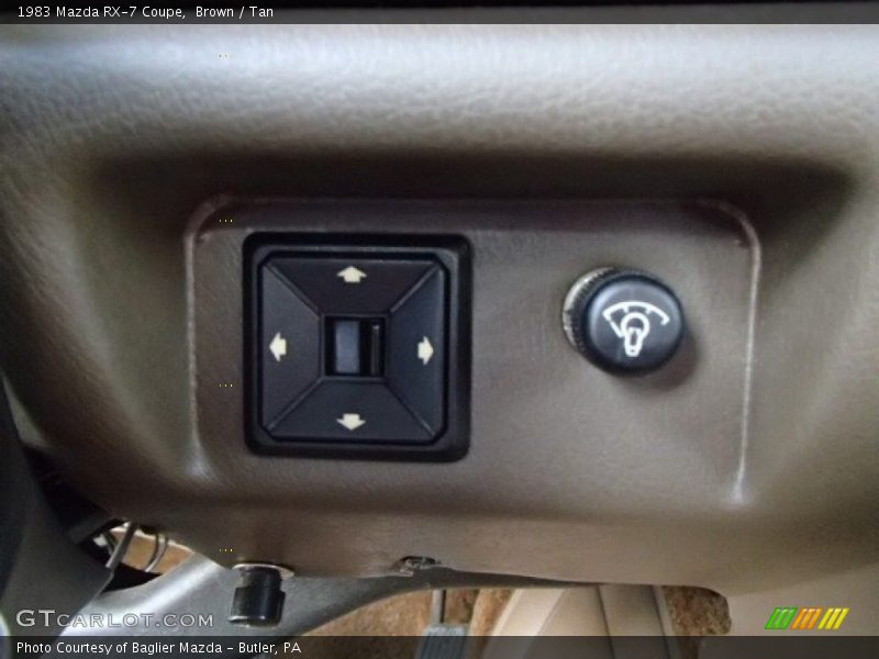 Controls of 1983 RX-7 Coupe