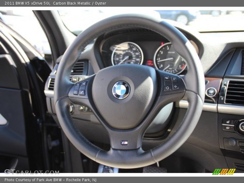 Carbon Black Metallic / Oyster 2011 BMW X5 xDrive 50i