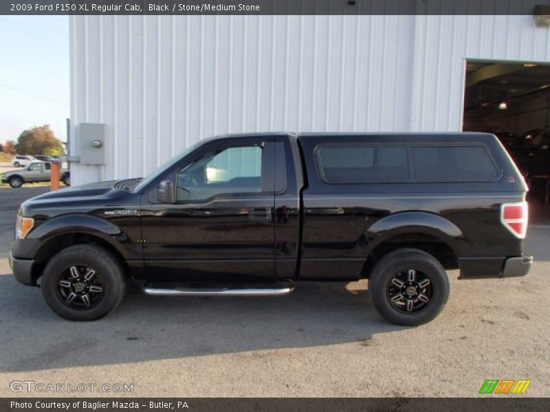 Black / Stone/Medium Stone 2009 Ford F150 XL Regular Cab