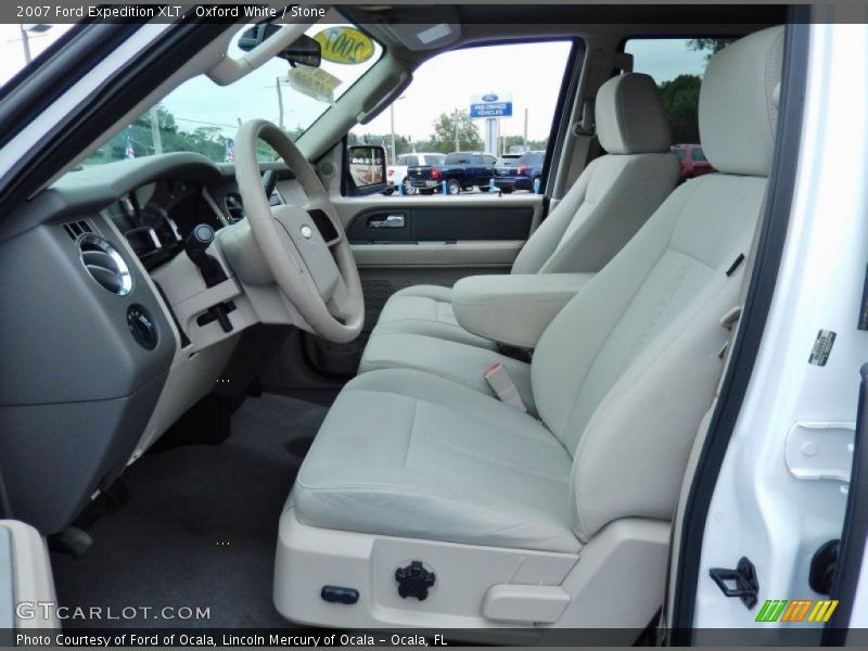Oxford White / Stone 2007 Ford Expedition XLT