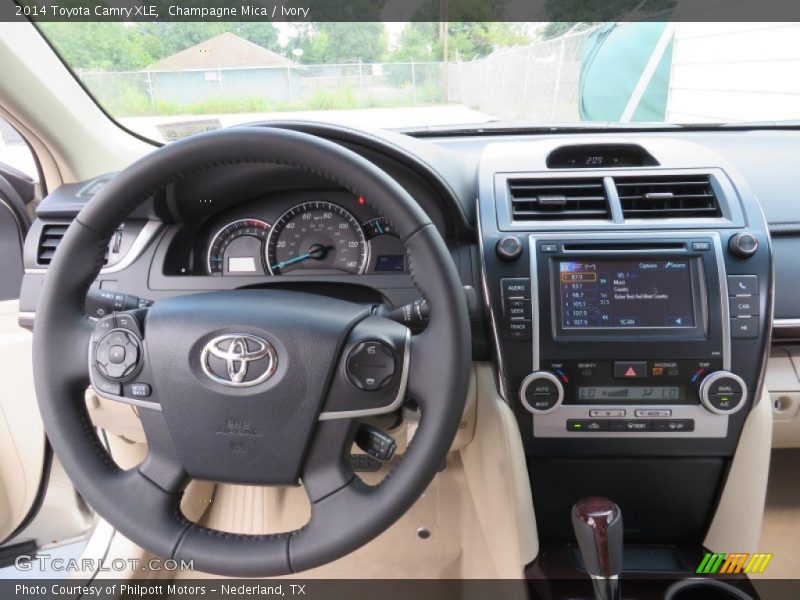 Champagne Mica / Ivory 2014 Toyota Camry XLE