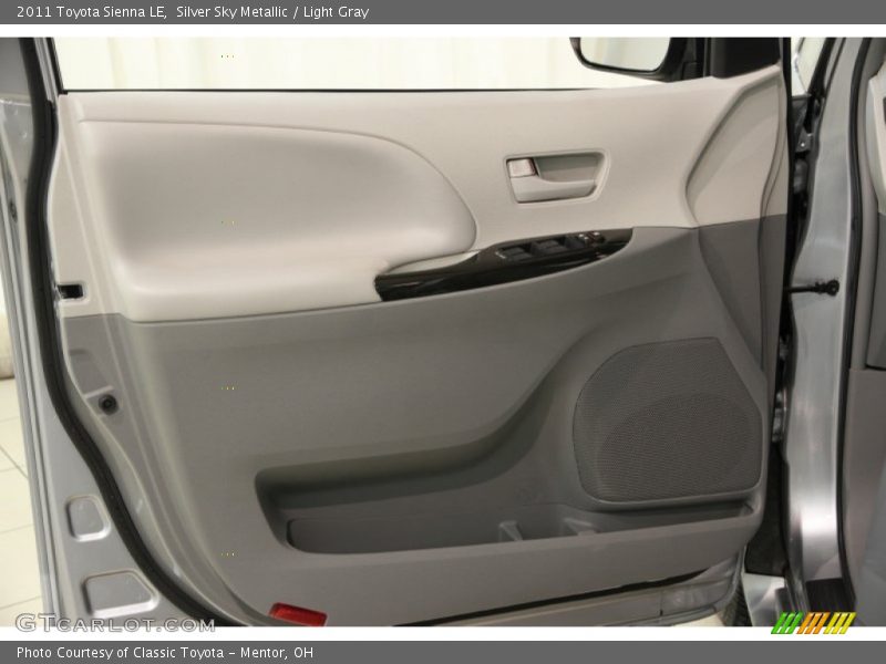 Silver Sky Metallic / Light Gray 2011 Toyota Sienna LE